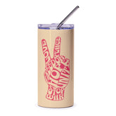 Peace Love Freedom Unity Stop War Design Tumbler product